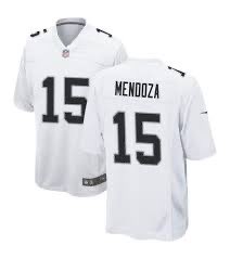 Personalized Las Vegas Raiders #15 MENDOZA White Limited Stitched Jersey