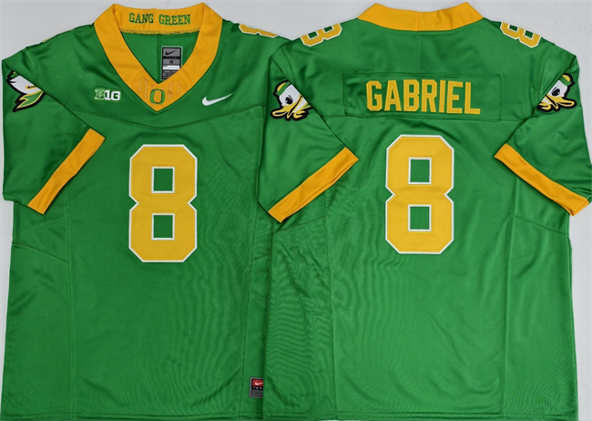 Personalized Men’s Oregon Ducks #8 Dillon Gabriel Green 2026 F.U.S.E. Stitched Jersey