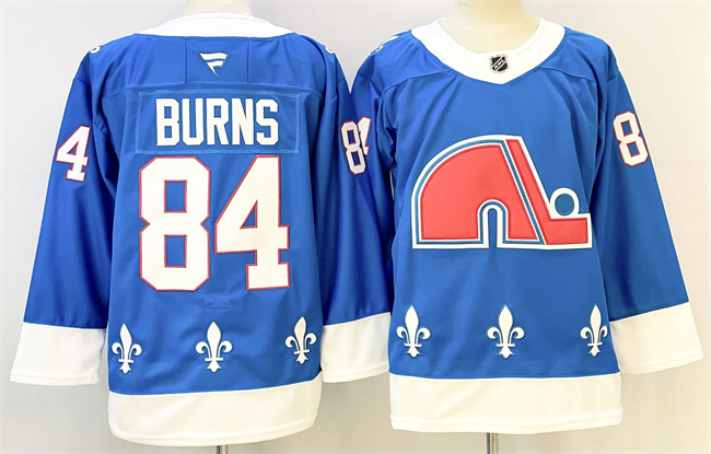 Personalized Men’s Colorado Avalanche #84 Brent Burns Blue 2025 Stitched Hockey Jersey