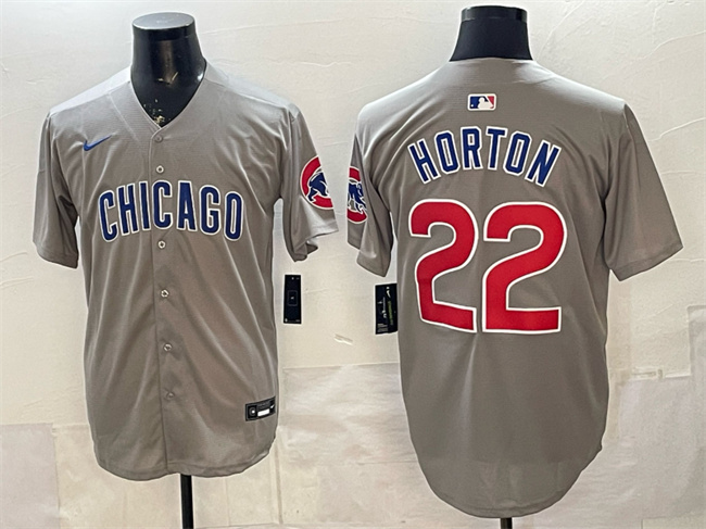 Personalized Men’s Chicago Cubs #22 Cade Horton Grey Limited Stitched Baseball Jersey
