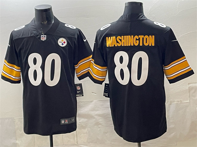 Personalized Men’s Pisttburgn Steelers #80 Darnell Washington Black Untouchable Limited Stitched Football Jersey