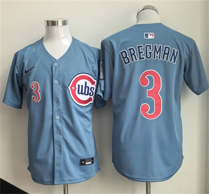 Personalized Men’s Chicago Cubs #3 Alex Bregman Blue 2026 Limited Stitched Baseball Jersey