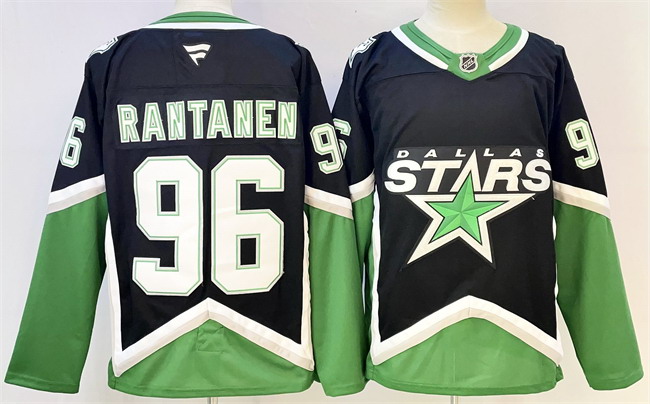 Personalized Men’s Dallas Stars #96 Mikko Rantanen Black 2025 26 Alternate Stitched Hockey Jersey