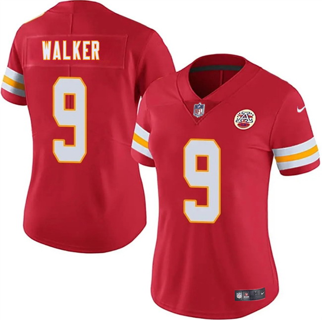 Personalized Women’s Kansas City Chiefs #9 Kenneth Walker III Red 2026 Untouchable Limited Stitched Jersey(Run Small)