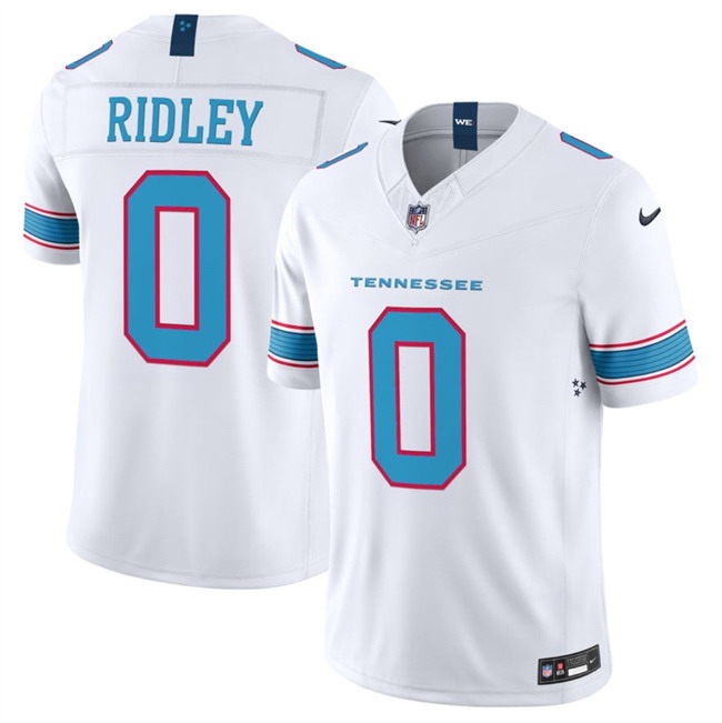 Personalized Men’s Tennessee Titans #0 Calvin Ridley White 2026 F.U.S.E. Limited Stitched Football Jersey