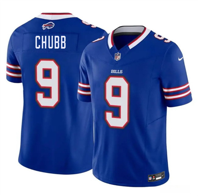 Personalized Men’s Buffalo Bills #9 Bradley Chubb Blue 2026 F.U.S.E. Untouchable Limited Stitched Football Jersey