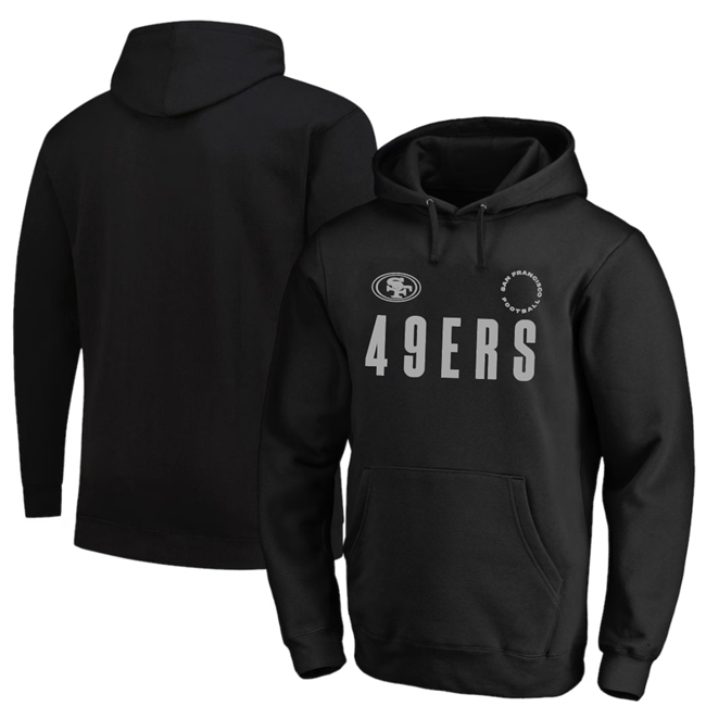 Personalized Men’s San Francisco 49ers Black Big & Tall Chip Shot Hoodie
