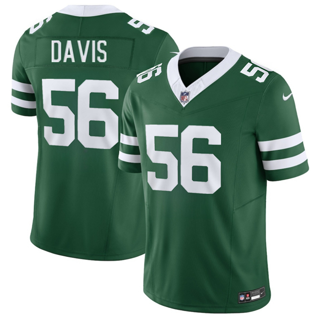 Personalized Men’s New York Jets #56 Demario Davis Green 2026 F.U.S.E. Untouchable Limited Stitched Jersey