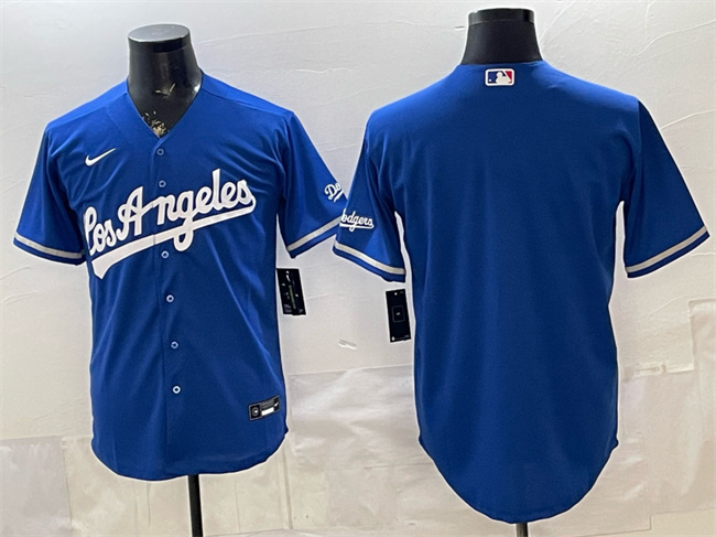 Personalized Men’s Los Angeles Dodgers Blank Royal Alternate Stadium Stitched Baseball Jersey