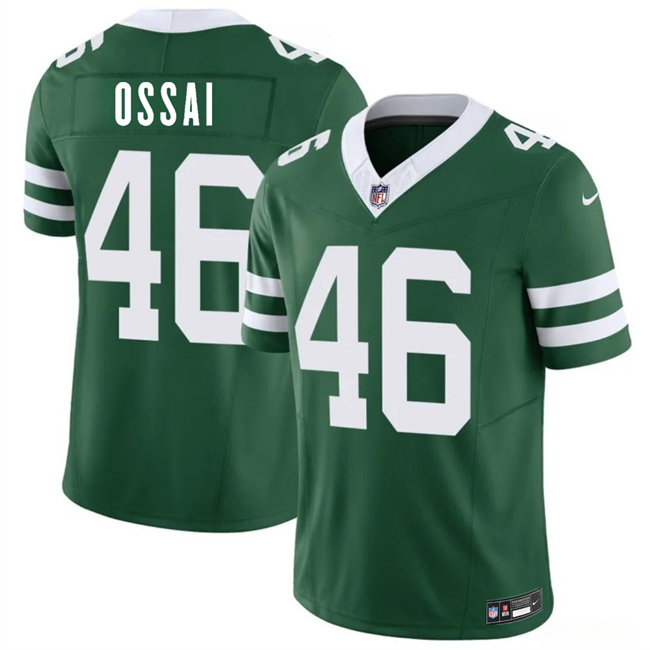 Personalized Men’s New York Jets #46 Joseph Ossai Green 2026 F.U.S.E. Untouchable Limited Stitched Jersey