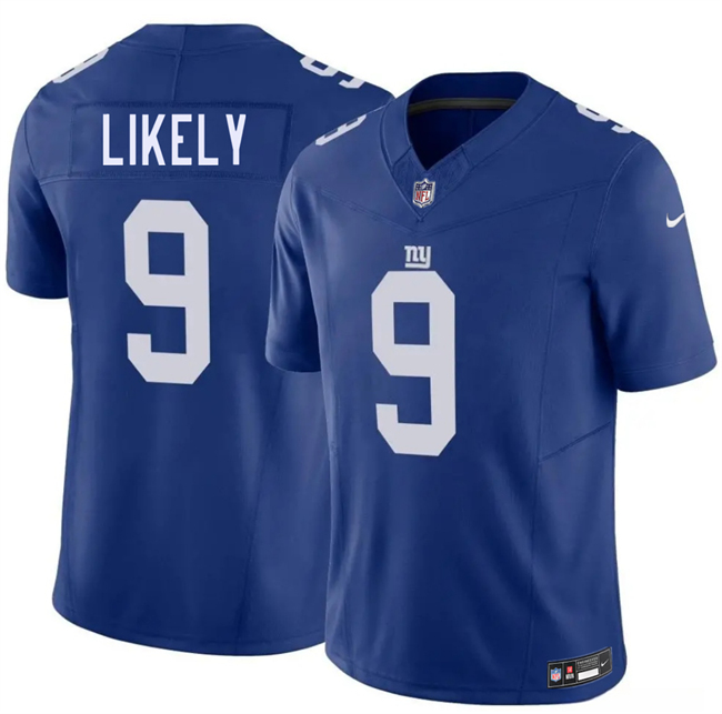 Personalized Men’s New York Giants #9 Isaiah Likely Blue 2026 F.U.S.E. Untouchable Limited Stitched Jersey