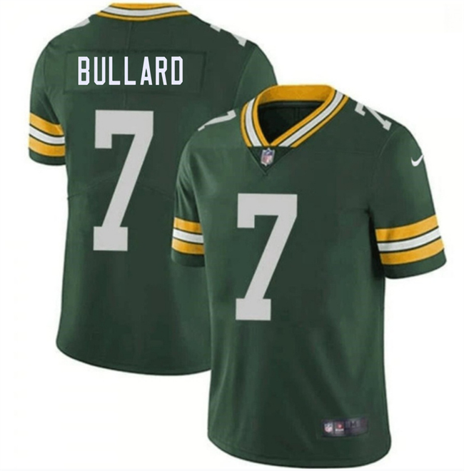 Personalized Men’s Green Bay Packers #7 Javon Bullard Green 2026 Untouchable Limited Stitched Football Jersey
