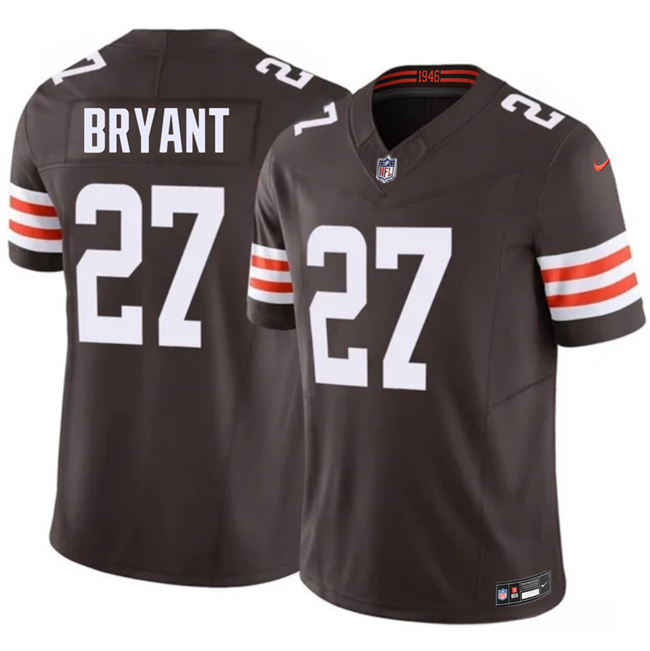 Personalized Men’s Cleveland Browns #27 Myles Bryant Brown 2026 F.U.S.E. Limited Stitched Football Jersey