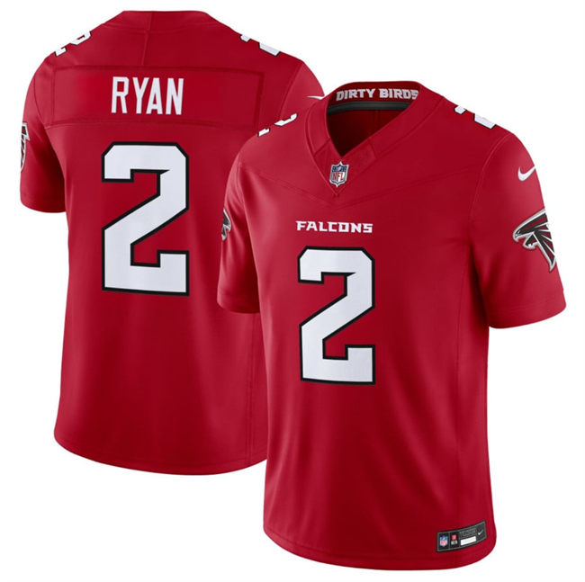 Personalized Men’s Atlanta Falcons #2 Matt Ryan Red 2026 New F.U.S.E. Untouchable Limited Stitched Football Jersey