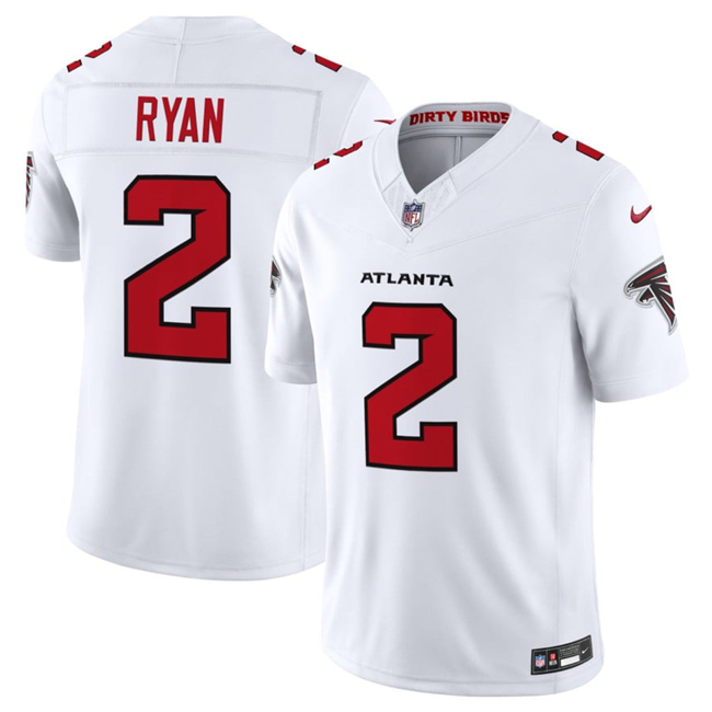 Personalized Men’s Atlanta Falcons #2 Matt Ryan White 2026 New F.U.S.E. Untouchable Limited Stitched Football Jersey