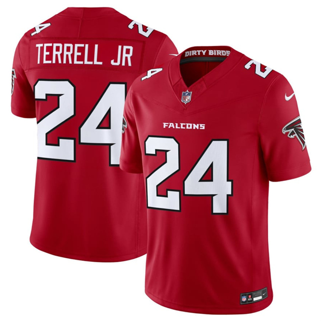 Personalized Men’s Atlanta Falcons #24 A.J. Terrell Red 2026 New F.U.S.E. Untouchable Limited Stitched Football Jersey