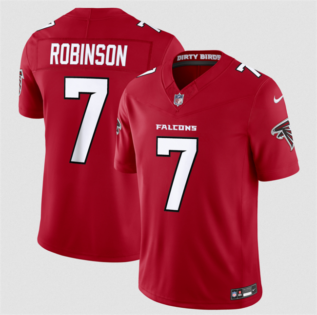 Personalized Men’s Atlanta Falcons #7 Bijan Robinson Red 2026 New F.U.S.E. Untouchable Limited Stitched Football Jersey