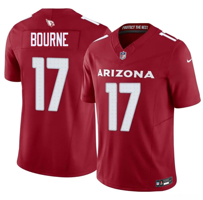 Personalized Men’s Arizona Cardinals #17 Kendrick Bourne Red 2026 F.U.S.E. Untouchable Limited Stitched Jersey