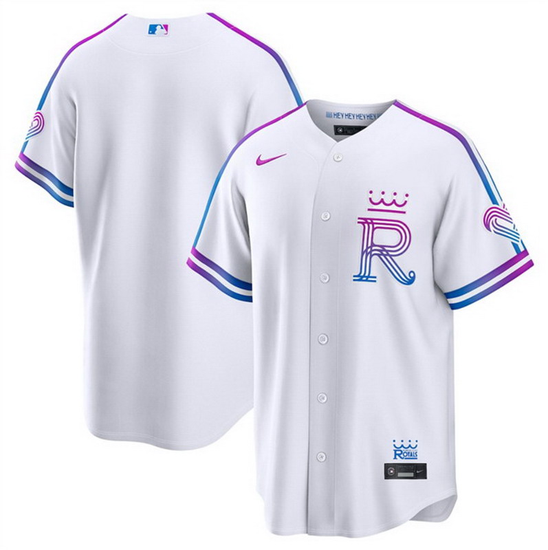 Personalized Men’s Kansas City Royals Blank White 2026 City Connect Stadium Stitched Baseball Jersey