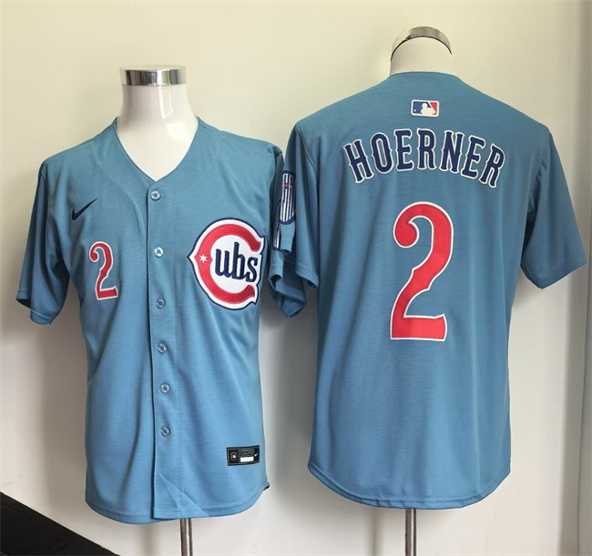 Personalized Men’s Chicago Cubs #2 Alex Bregman Blue 2026 2nd Alternate Limited Stitched Baseball Jersey