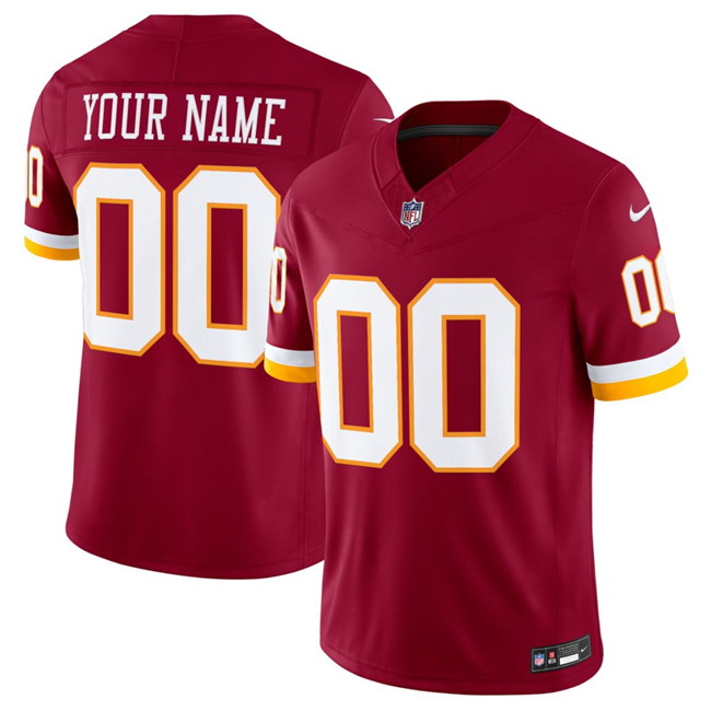Personalized Men’s Washington Commanders Active Player Burgundy 2026 F.U.S.E. Limited Stitched Football Jersey