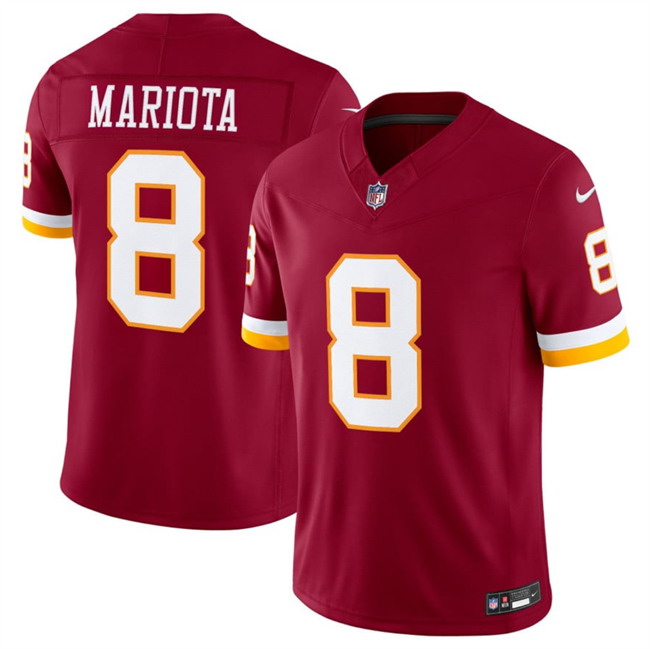 Personalized Men’s Washington Commanders #8 Marcus Mariota Burgundy 2026 F.U.S.E. Limited Stitched Football Jersey
