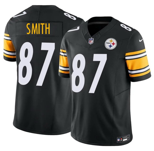 Personalized Men’s Pittsburgh Steelers #87 Brandon Smith Black 2026 F.U.S.E. Limited Stitched Football Jersey