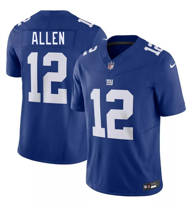Personalized Men’s New York Giants #12 Brandon Allen Blue 2026 F.U.S.E. Untouchable Limited Stitched Jersey