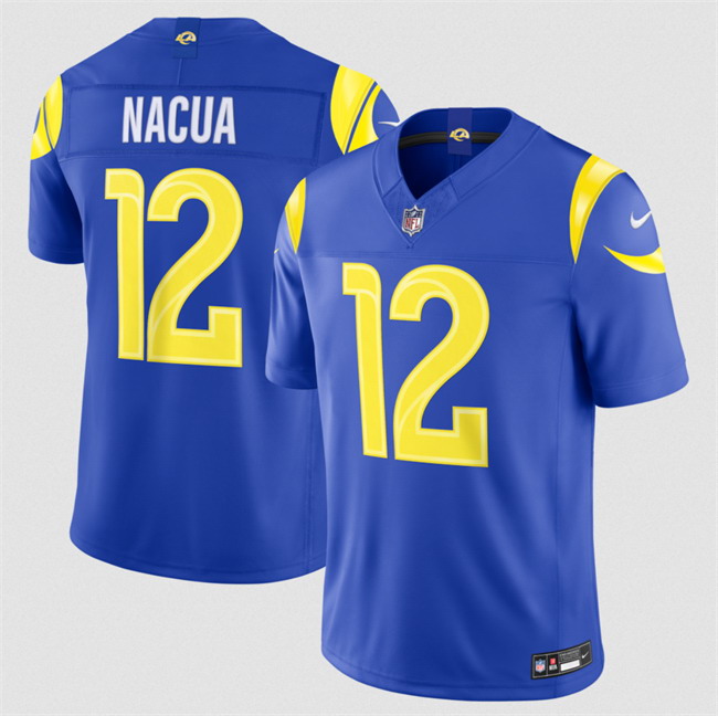 Personalized Men’s Los Angeles Rams #12 Puka Nacua Royal 2026 F.U.S.E. Limited Stitched Football Jersey