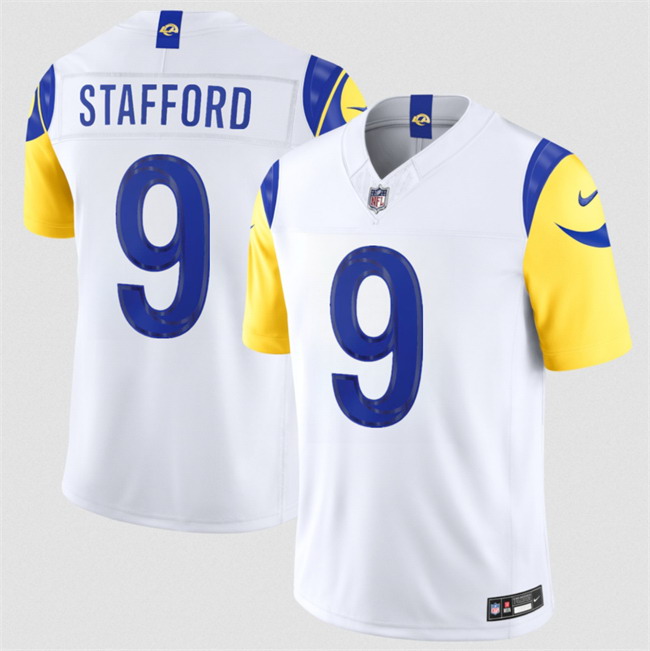 Personalized Men’s Los Angeles Rams #9 Matthew Stafford White 2026 F.U.S.E. Limited Stitched Football Jersey