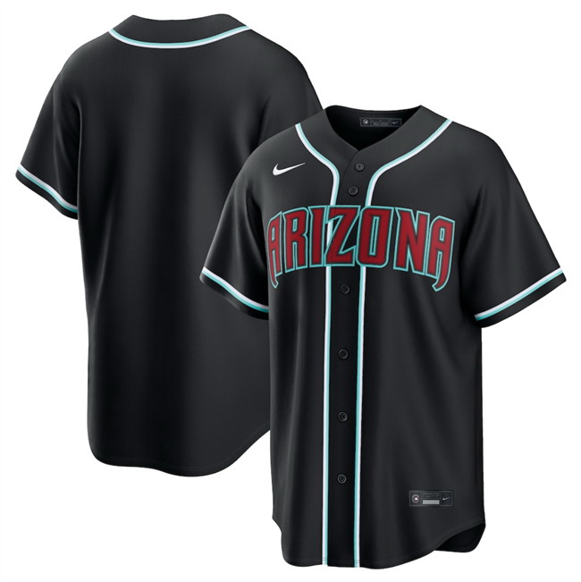 Personalized Men’s Arizona Diamondbacks Blank 2026 Fashion Black Out Stitched Baseball Jersey