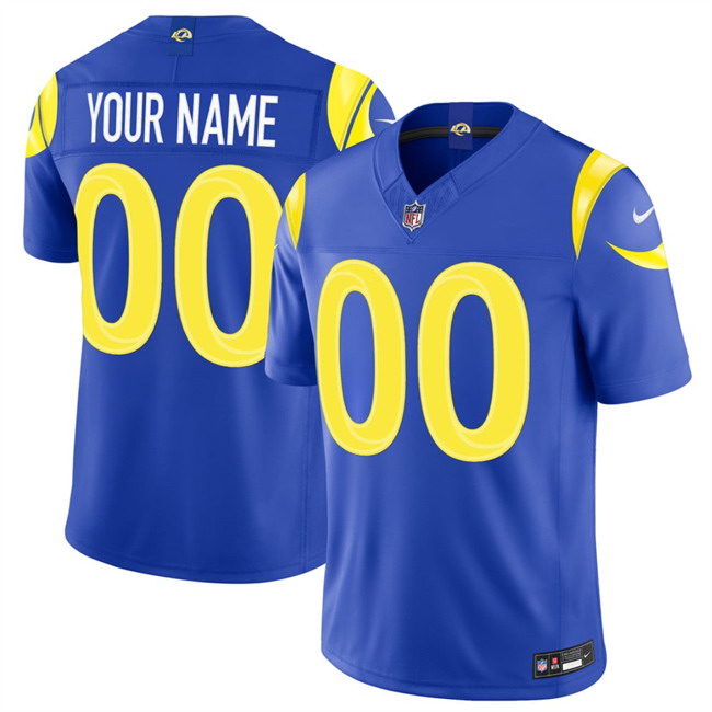 Personalized Men’s Los Angeles Rams Active Player Royal 2026 F.U.S.E. Limited Stitched Football Jersey