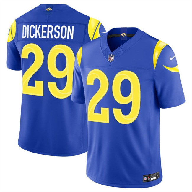 Personalized Men’s Los Angeles Rams #29 Eric Dickerson Royal 2026 F.U.S.E. Limited Stitched Football Jersey