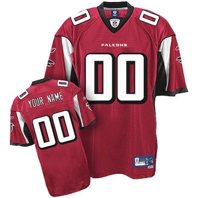 Personalized Customized Atlanta Falcons Jersey Eqt Red Team Color Football Jersey