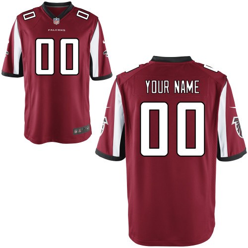 Personalized Men’s Atlanta Falconsized Game Team Color Jersey