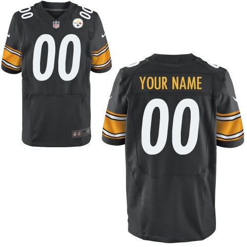 Personalized men’s pittsburgh steelersized elite team color jerseys