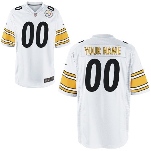 Personalized men’s pittsburgh steelersized game white jerseys