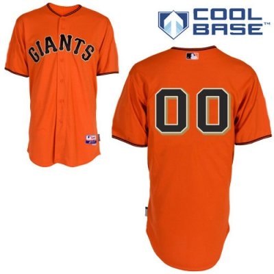 Personalized customized san francisco giants jersey orange cool base baseball jersey
