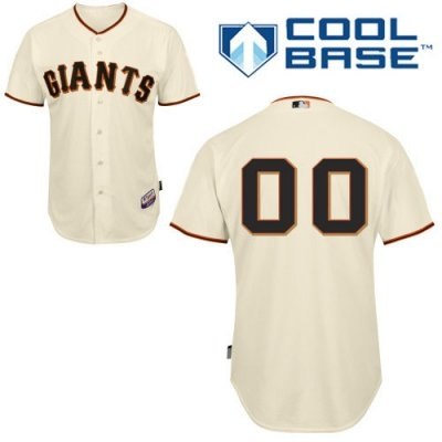 Personalized customized san francisco giants jersey cream home cool base baseball jersey