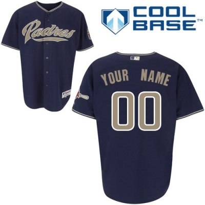 Personalized customized san diego padres jersey blue cool base baseball jersey