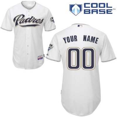 Personalized customized san diego padres jersey white home cool base baseball jersey