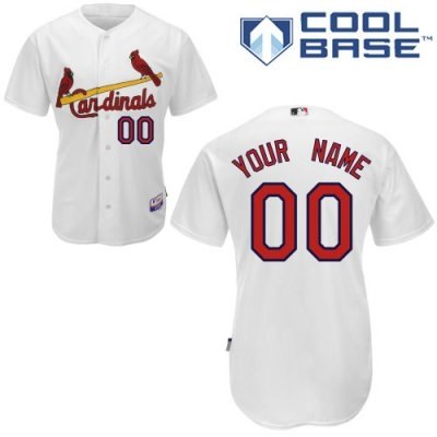 Personalized customized st louis cardinals jersey white home cool base baseball jersey