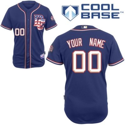 Personalized customized washington nationals jersey blue cool base baseball jersey
