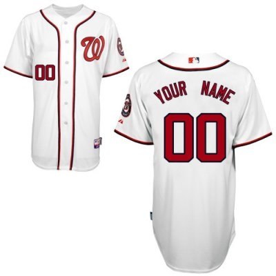 Personalized customized washington nationals jersey white 2011 home cool base baseball jersey