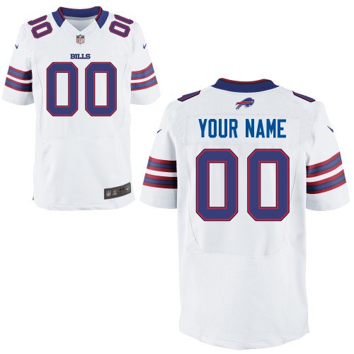 Personalized Men’s NEW Buffalo Billsized Elite White Jerseys