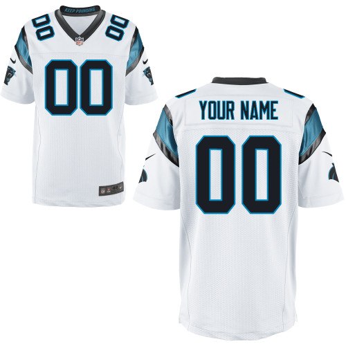 Personalized Men’s NEW Carolina Panthersized Elite White Jerseys