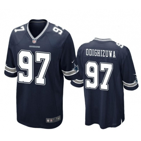 Personalized Men’s Dallas Cowboys #97 Osa Odighizuwa Blue Limited Stitched Football Jersey