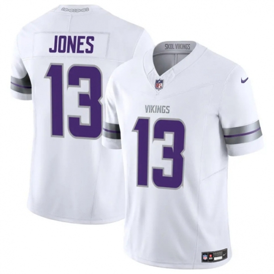 Personalized Men’s Minnesota Vikings #13 Daniel Jones White 2024 F.U.S.E. Winter Warrior Limited Stitched Jersey