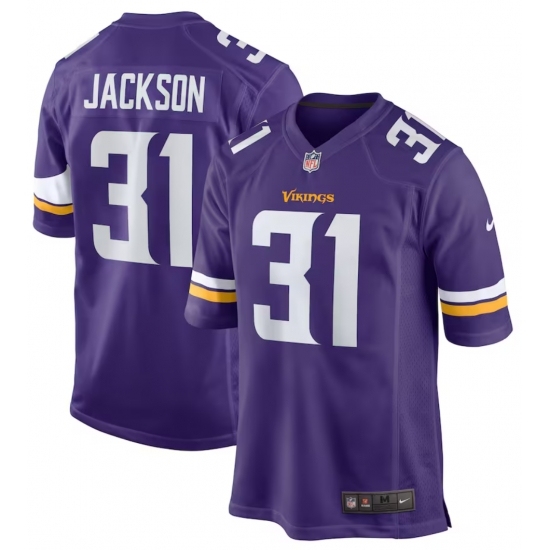 Personalized Men’s Minnesota Vikings #31 Khyree Jackson Purple F U S E Stitched NFL Jersey