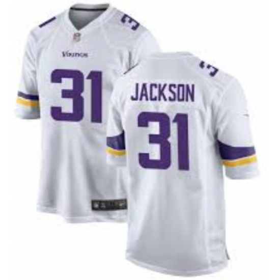 Personalized Men’s Minnesota Vikings #31 Khyree Jackson White F U S E Stitched NFL Jersey